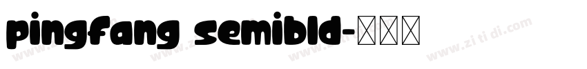 pingfang semibld字体转换